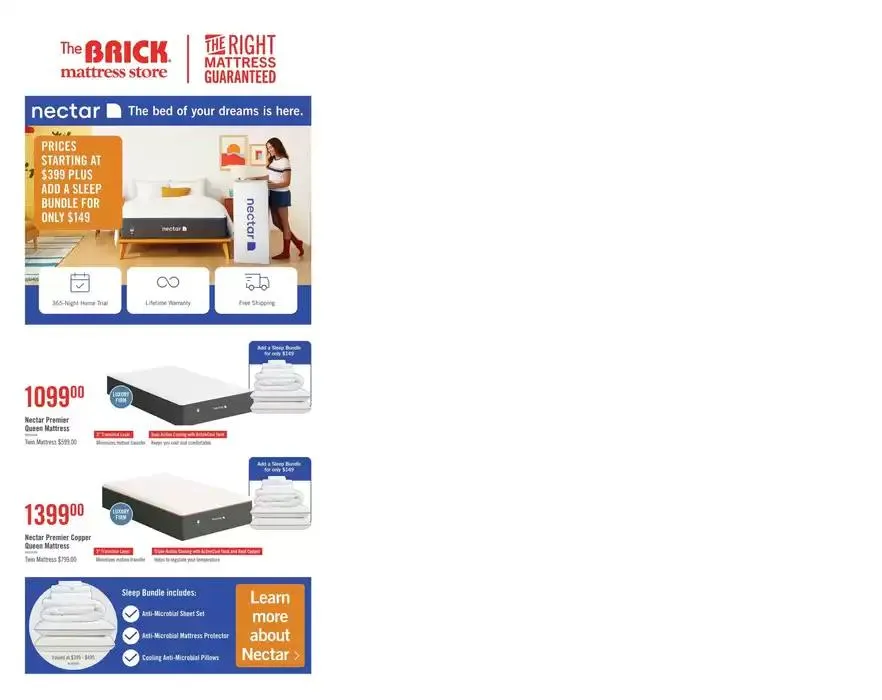 Brick Mattress Store from March 13 to March 26 2025 - flyer page 12