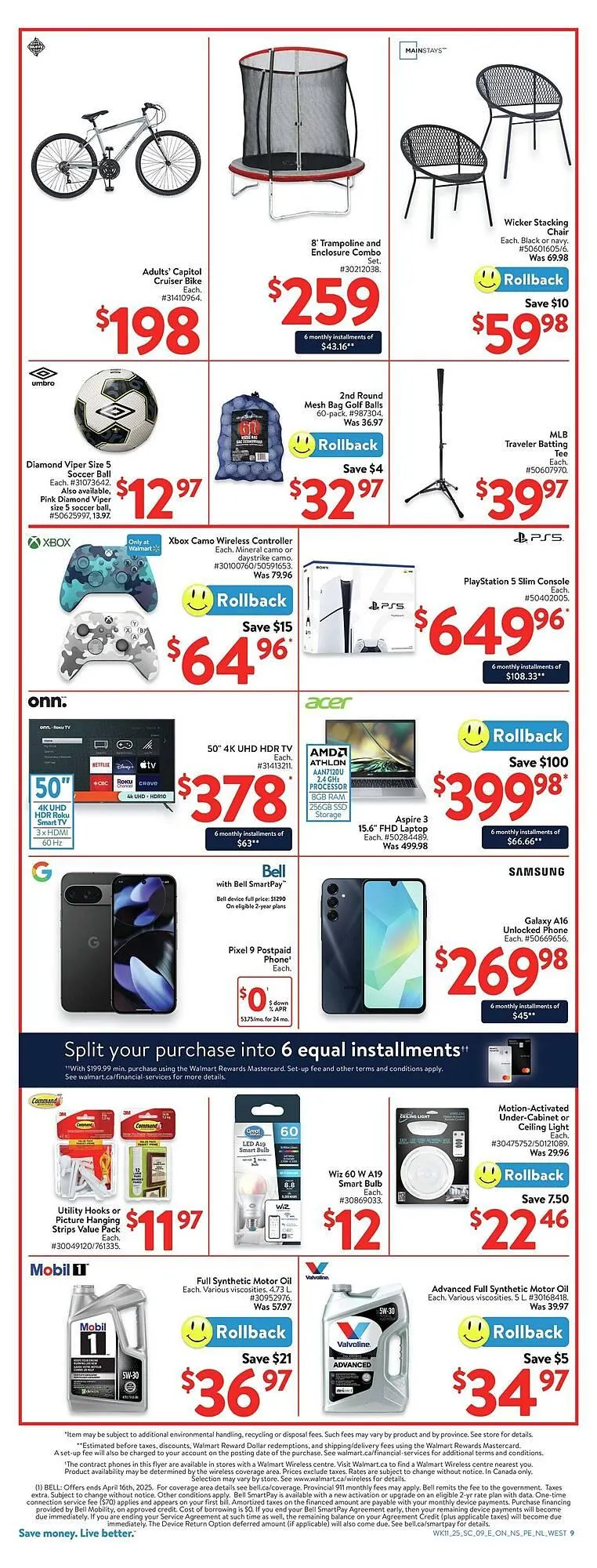 Walmart flyer from April 11 to May 2 2025 - flyer page 19