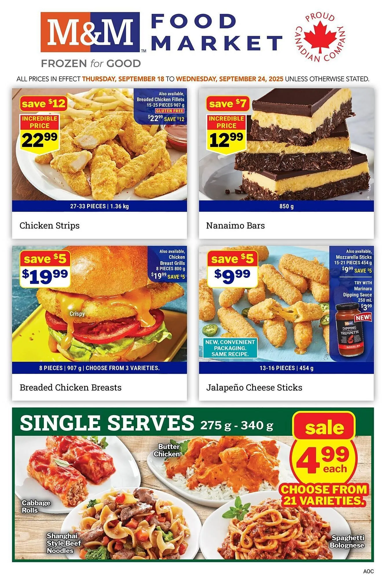 M & M Food Market flyer from September 18 to September 25 2025 - flyer page 1