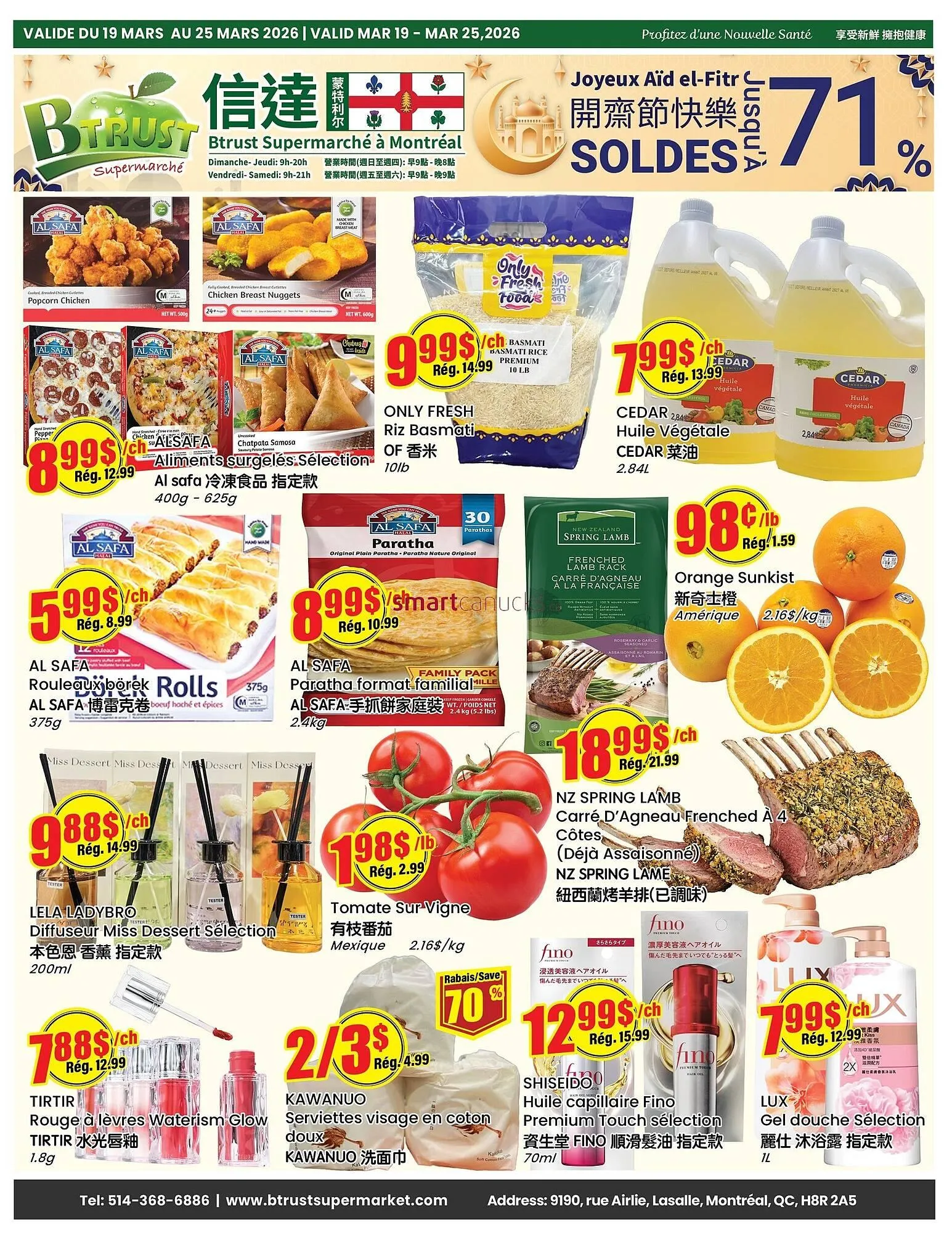 Btrust Supermarket flyer from March 19 to March 25 2026 - flyer page 1