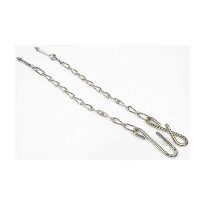 Counterpart Automotive Tailgate Chains Stainless Steel 1954-87 Chev/GMC Stepside Truck