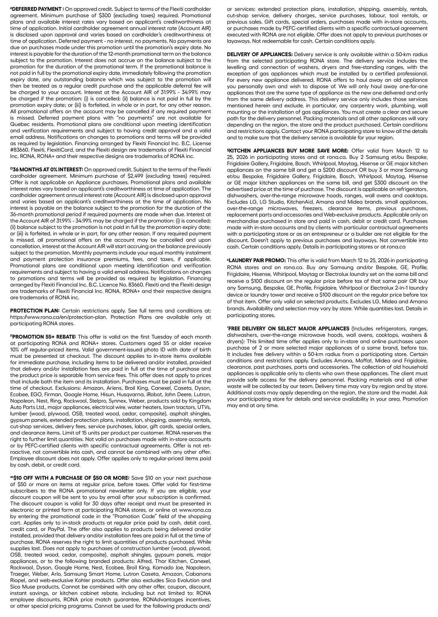 RONA flyer from March 12 to April 2 2026 - flyer page 26