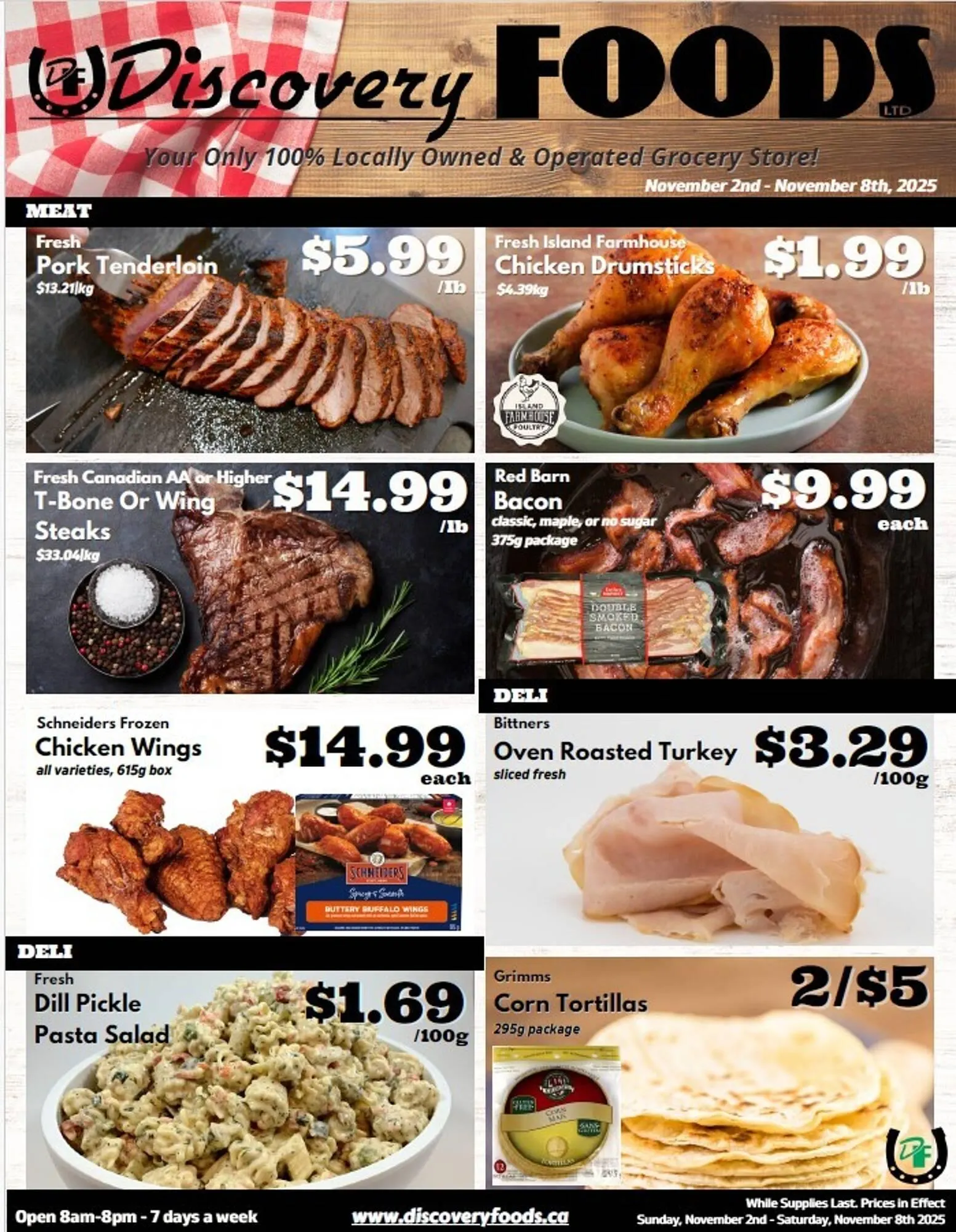 Discovery Foods flyer from November 2 to November 8 2025 - flyer page 1