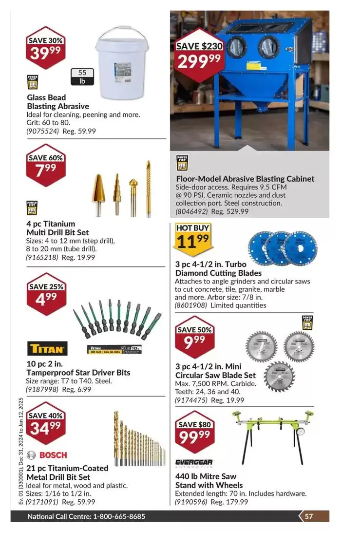 Current bargains and offers from December 31 to January 12 2025 - flyer page 61