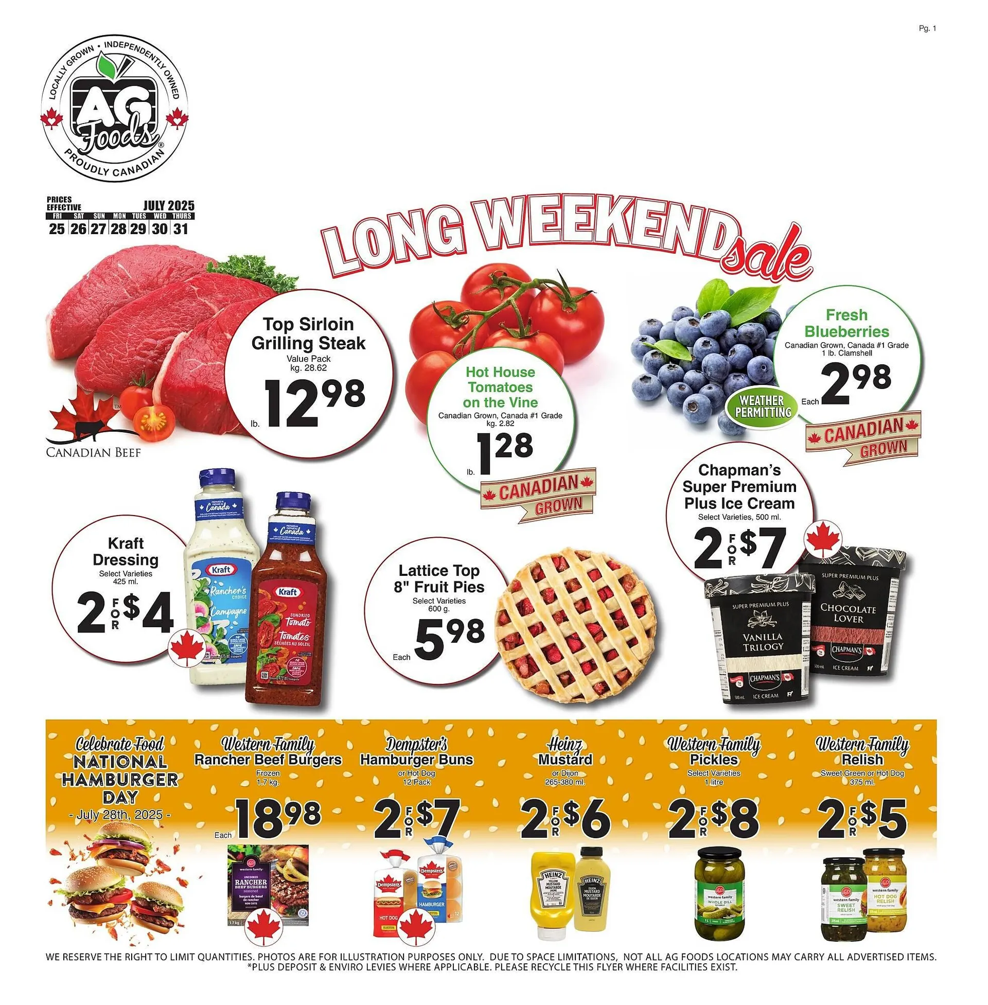 AG Foods flyer - 1