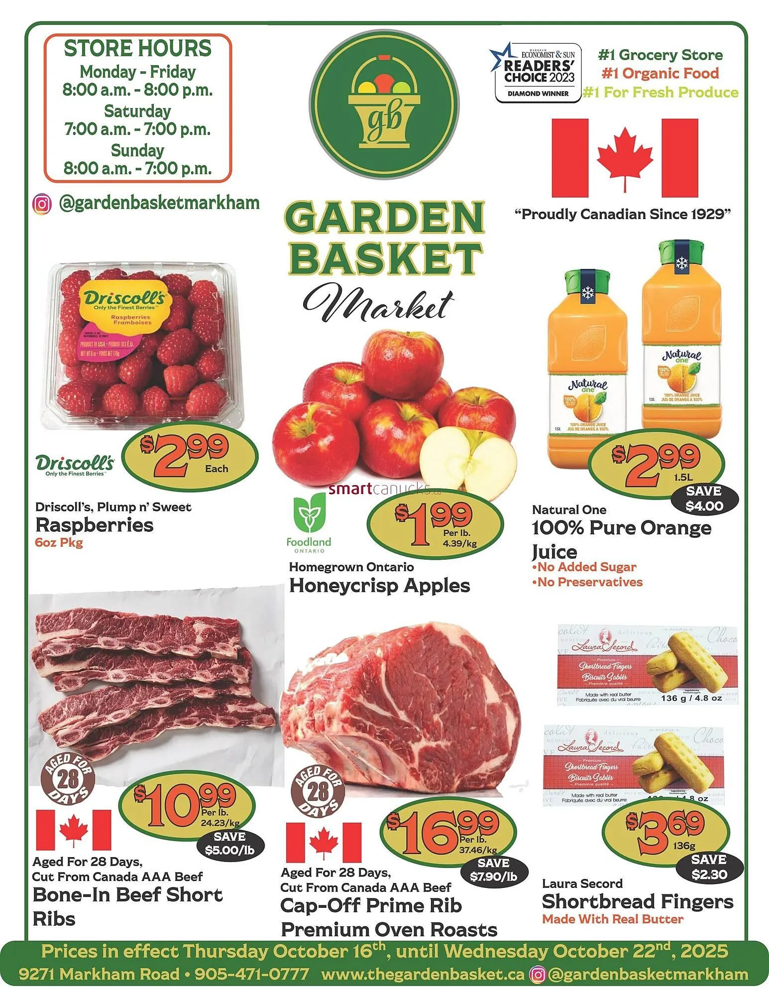 The Garden Basket flyer from October 16 to October 22 2025 - flyer page 1