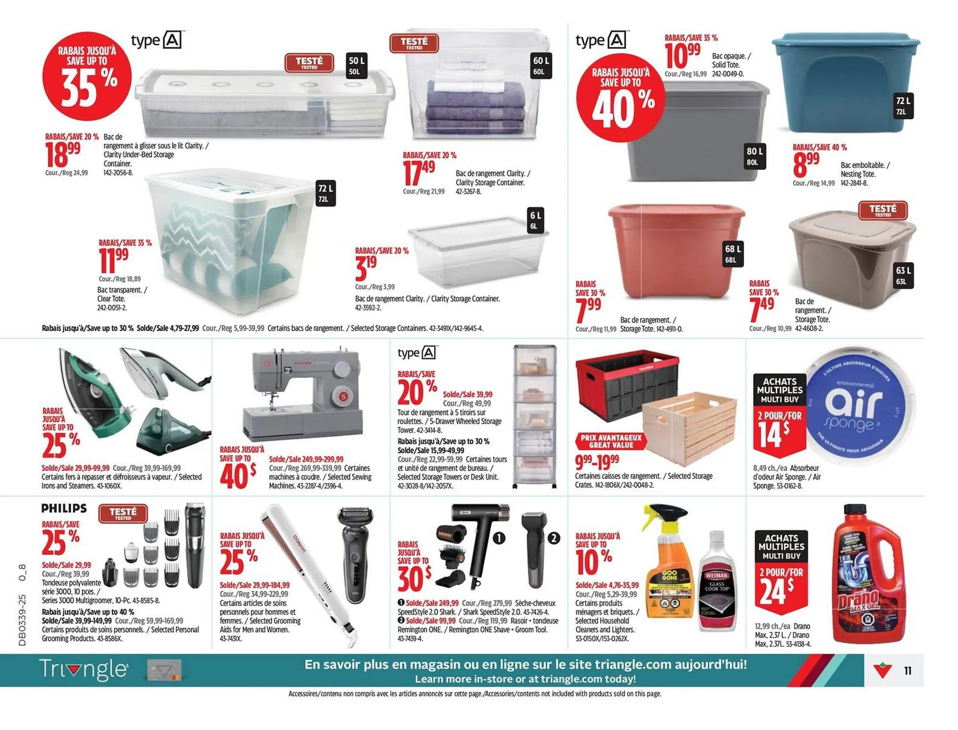 Canadian Tire flyer from September 18 to September 25 2025 - flyer page 11