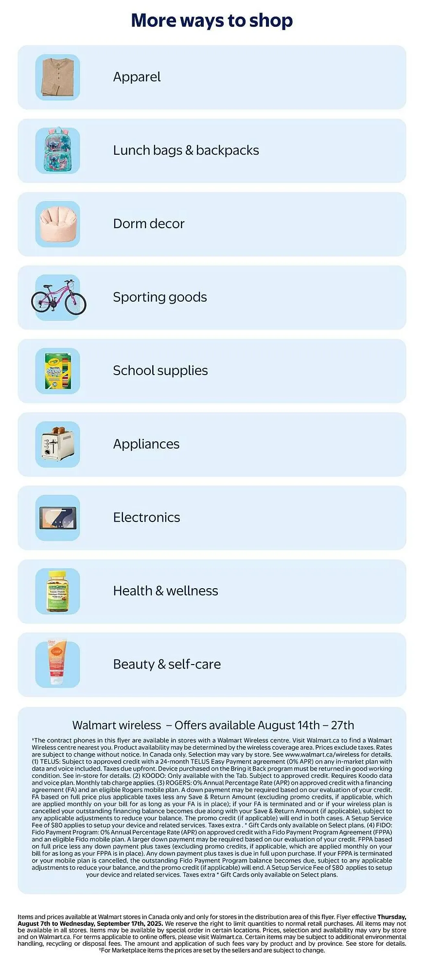Walmart flyer from September 4 to September 18 2025 - flyer page 44