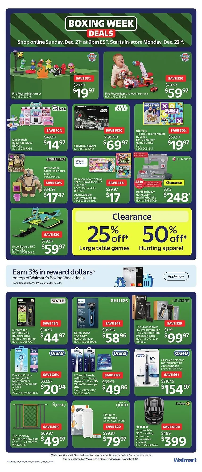 Walmart flyer from December 21 to January 1 2026 - flyer page 2