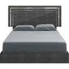 Florence Panel Bed - Grey