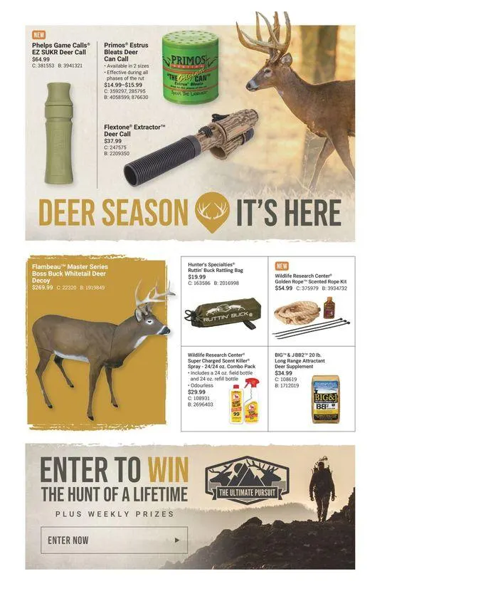 Big Game Season It's Here from August 29 to September 29 2024 - flyer page 5