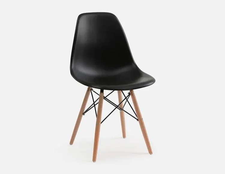 EIFFEL chair with solid beech wood legs