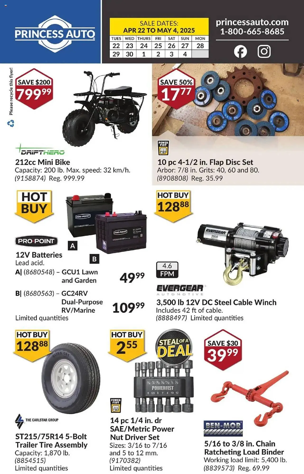 Princess Auto flyer from April 22 to May 4 2025 - flyer page 2