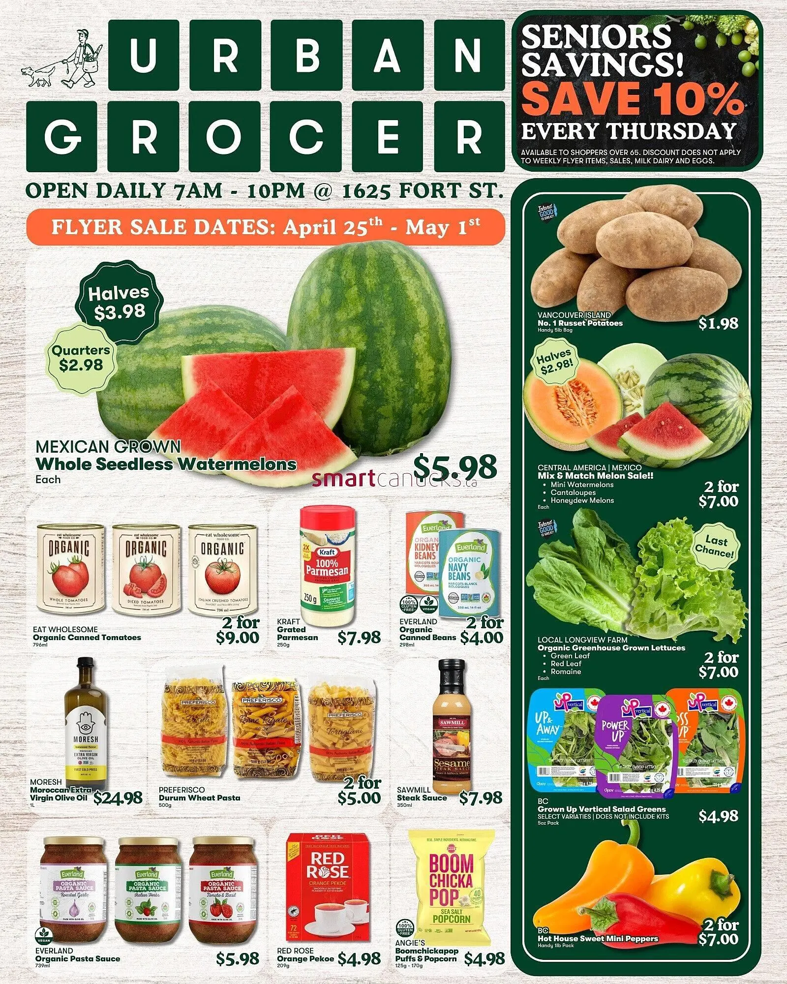 Urban Grocer flyer - 1