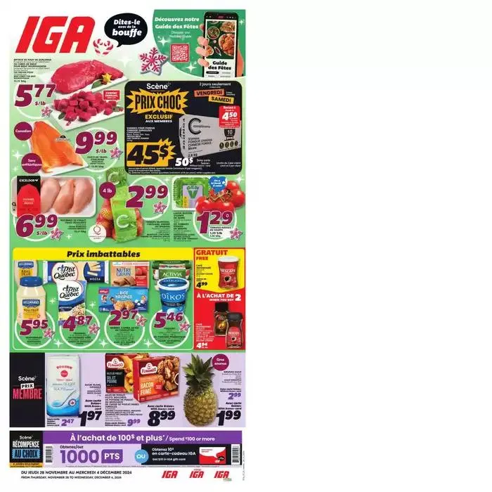 Discounts and promotions from November 28 to December 4 2024 - flyer page 1