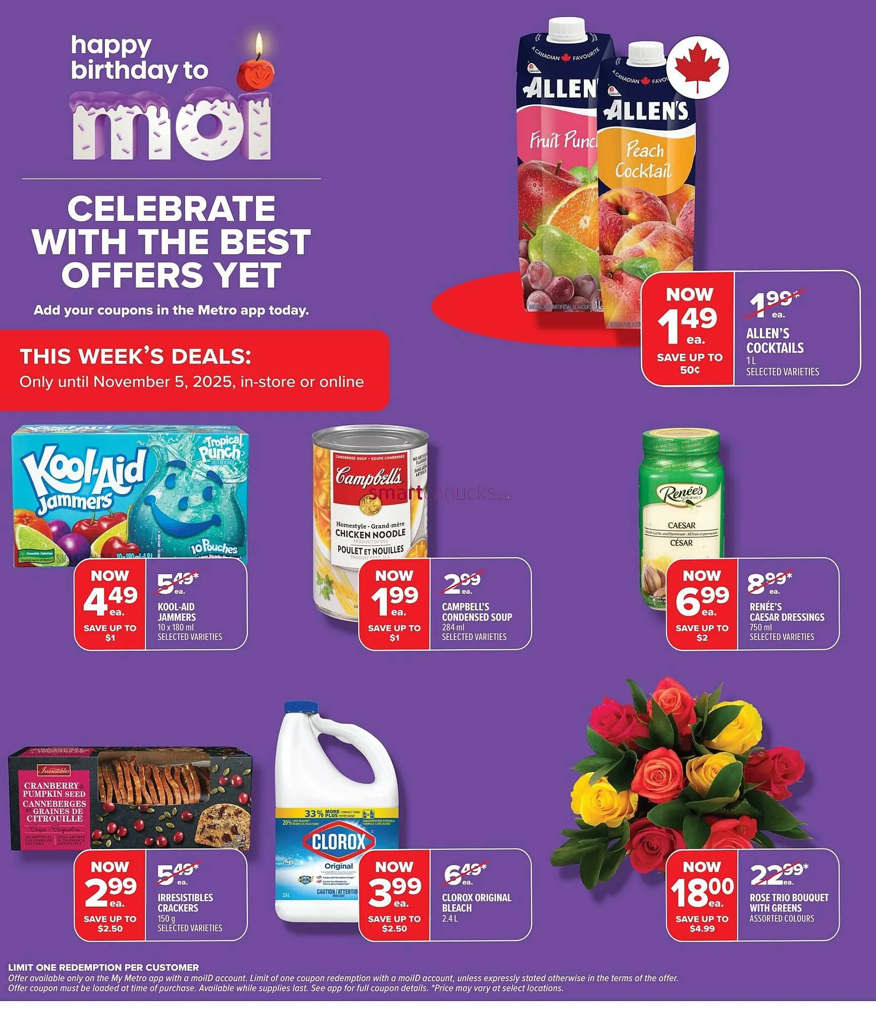 Metro flyer from October 30 to November 5 2025 - flyer page 5