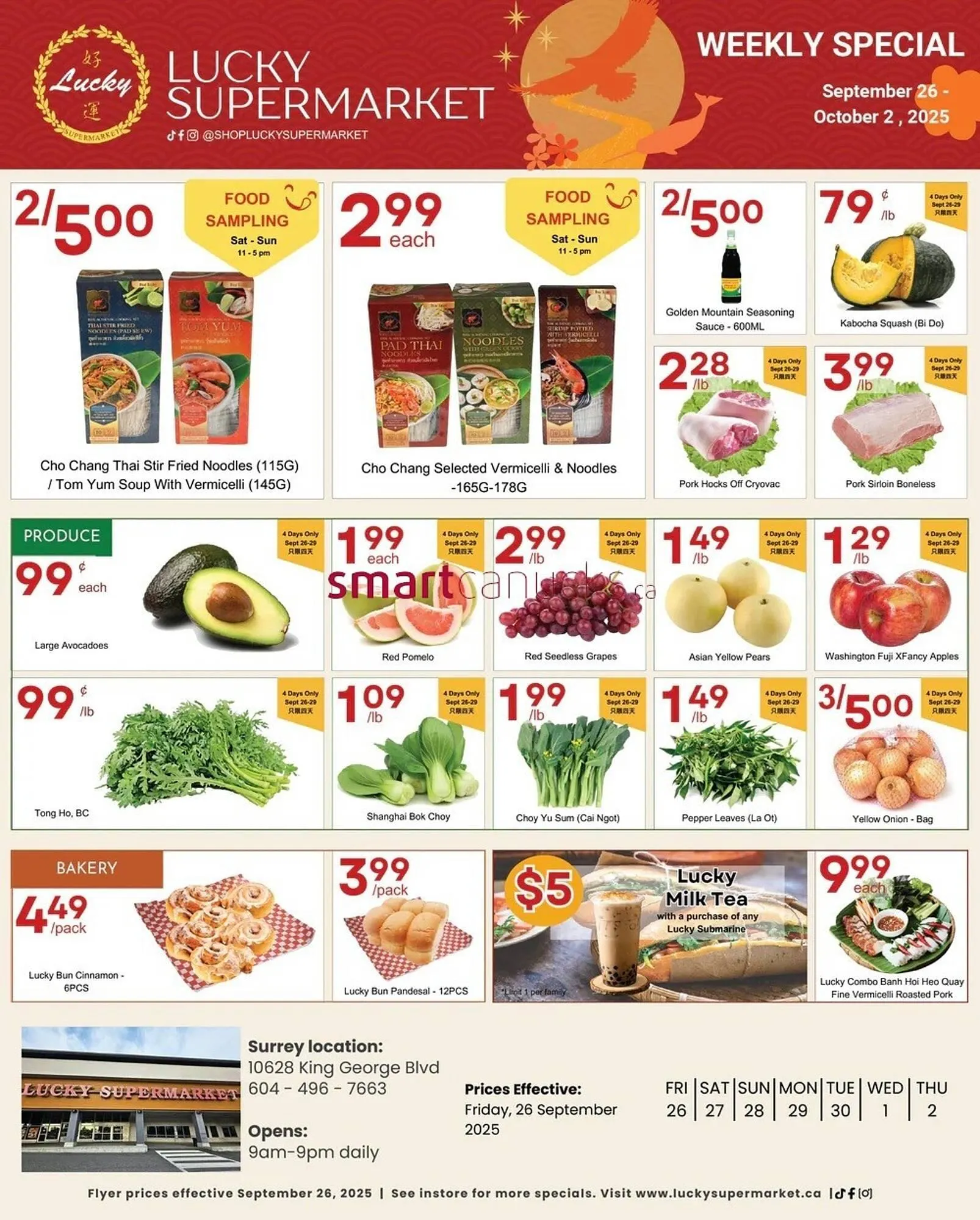 Lucky Supermarket flyer from September 26 to October 2 2025 - flyer page 1
