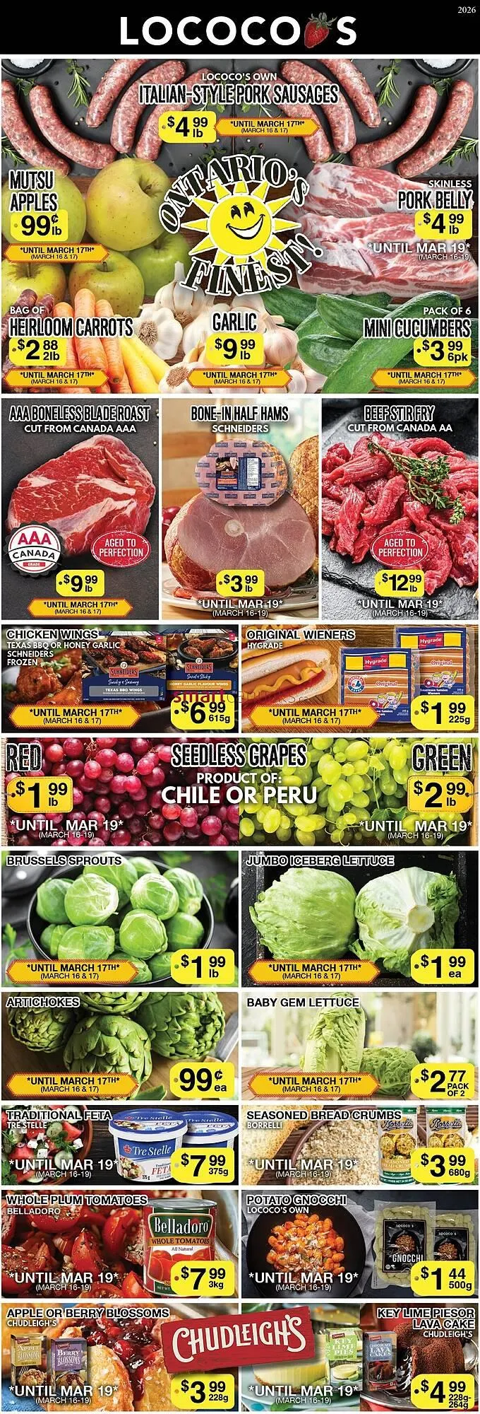 Lococo's flyer from March 16 to March 19 2026 - flyer page 1