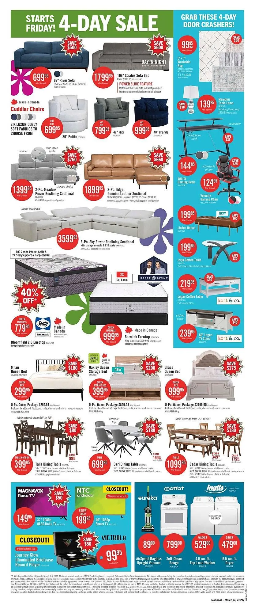 The Brick flyer from March 6 to March 9 2026 - flyer page 2