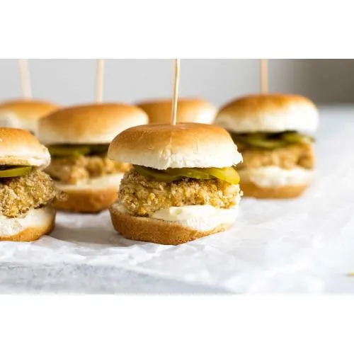CHICKEN SLIDER BURGERS
