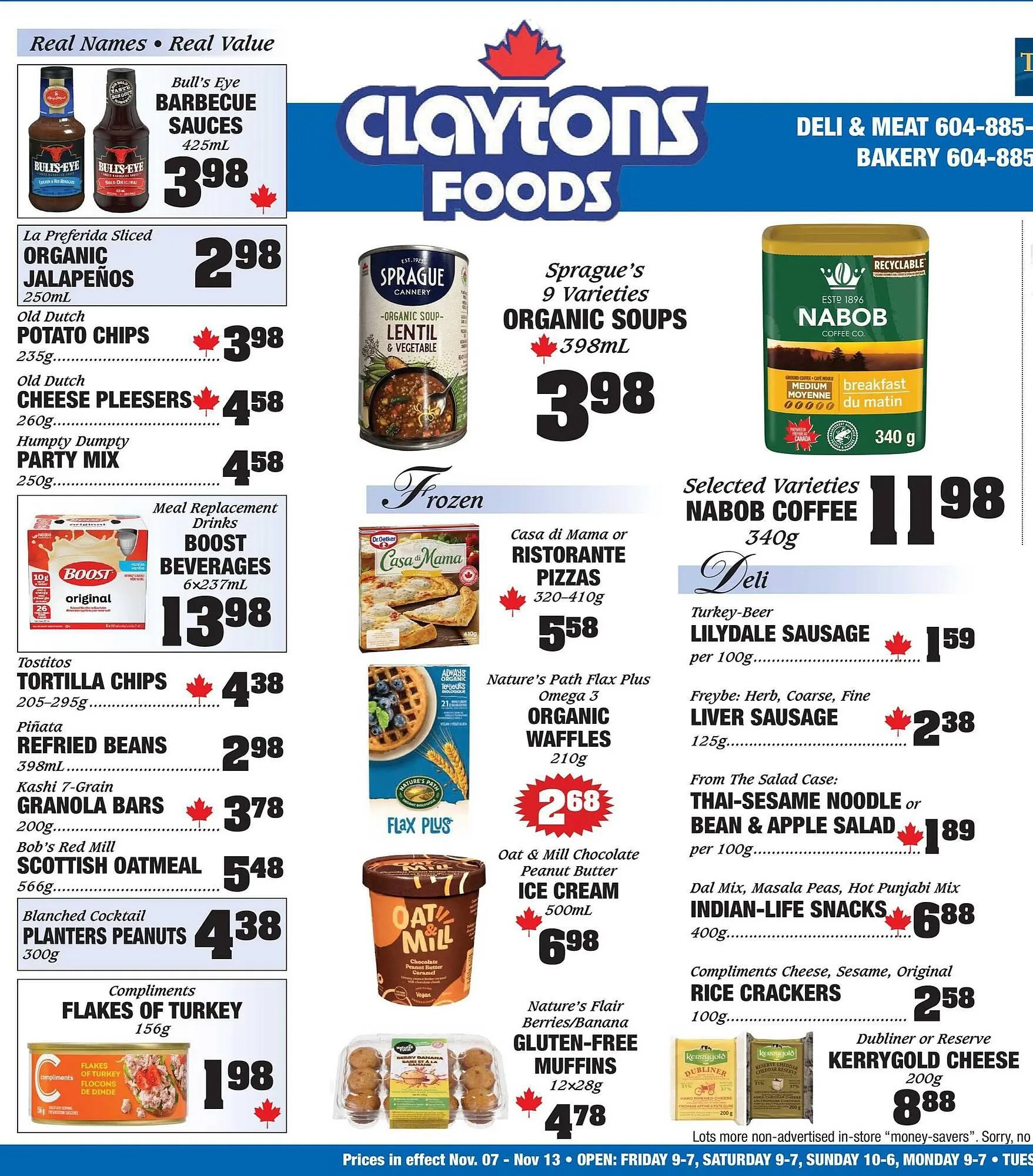 Claytons Heritage Market flyer from November 7 to November 13 2025 - flyer page 2