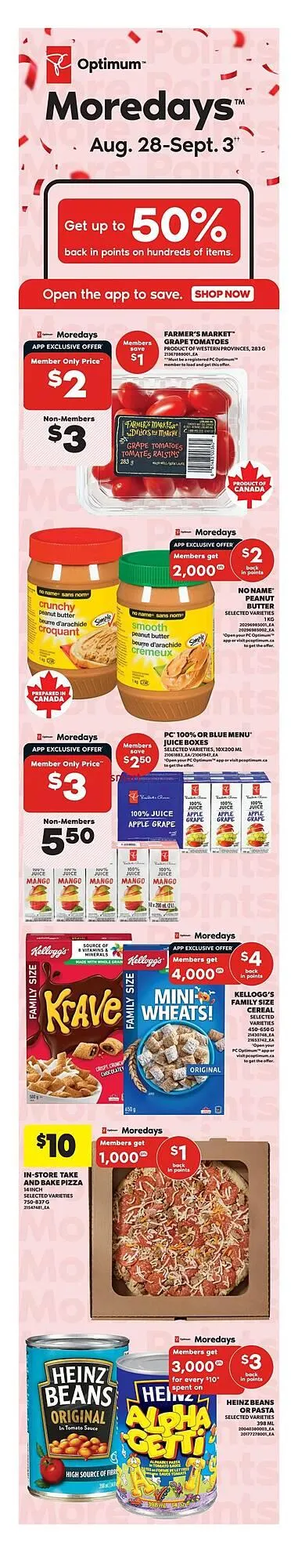 Real Canadian Superstore flyer from August 28 to September 3 2025 - flyer page 1