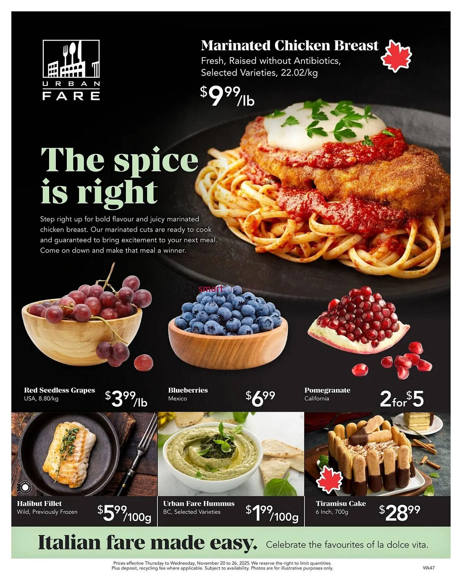 Urban Fare flyer from November 20 to November 26 2025 - flyer page 1