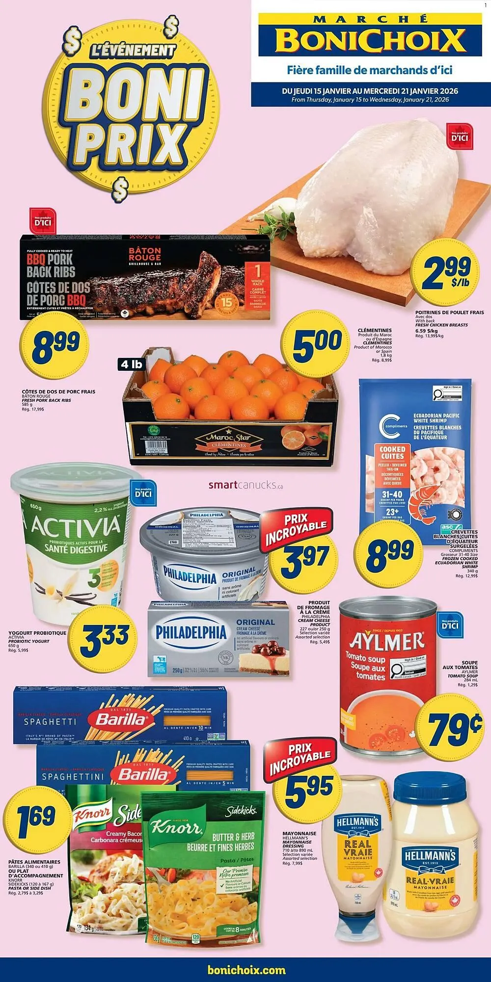 Marché Bonichoix flyer from January 15 to January 21 2026 - flyer page 1