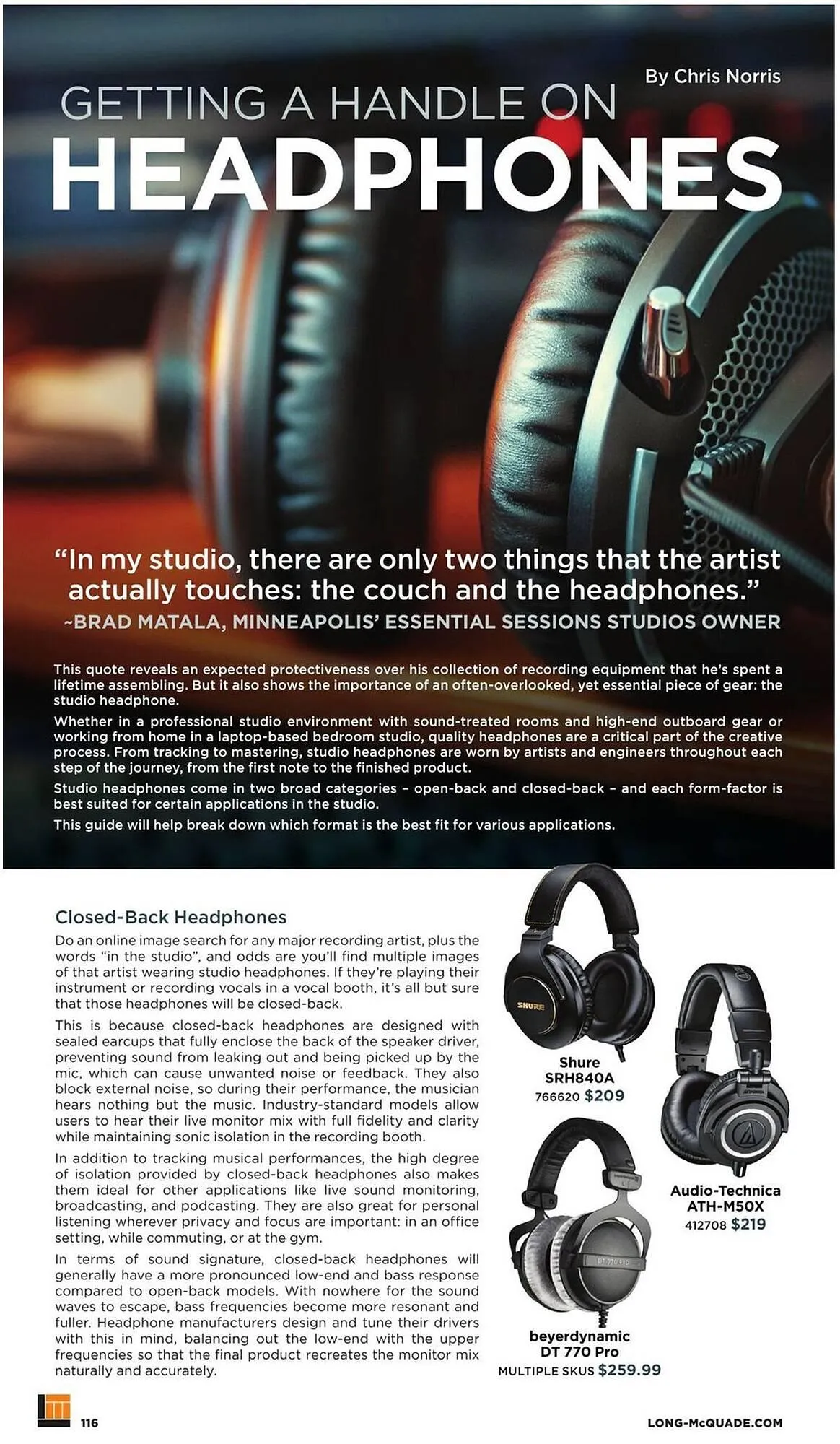 Long & McQuade flyer from October 9 to October 31 2025 - flyer page 116