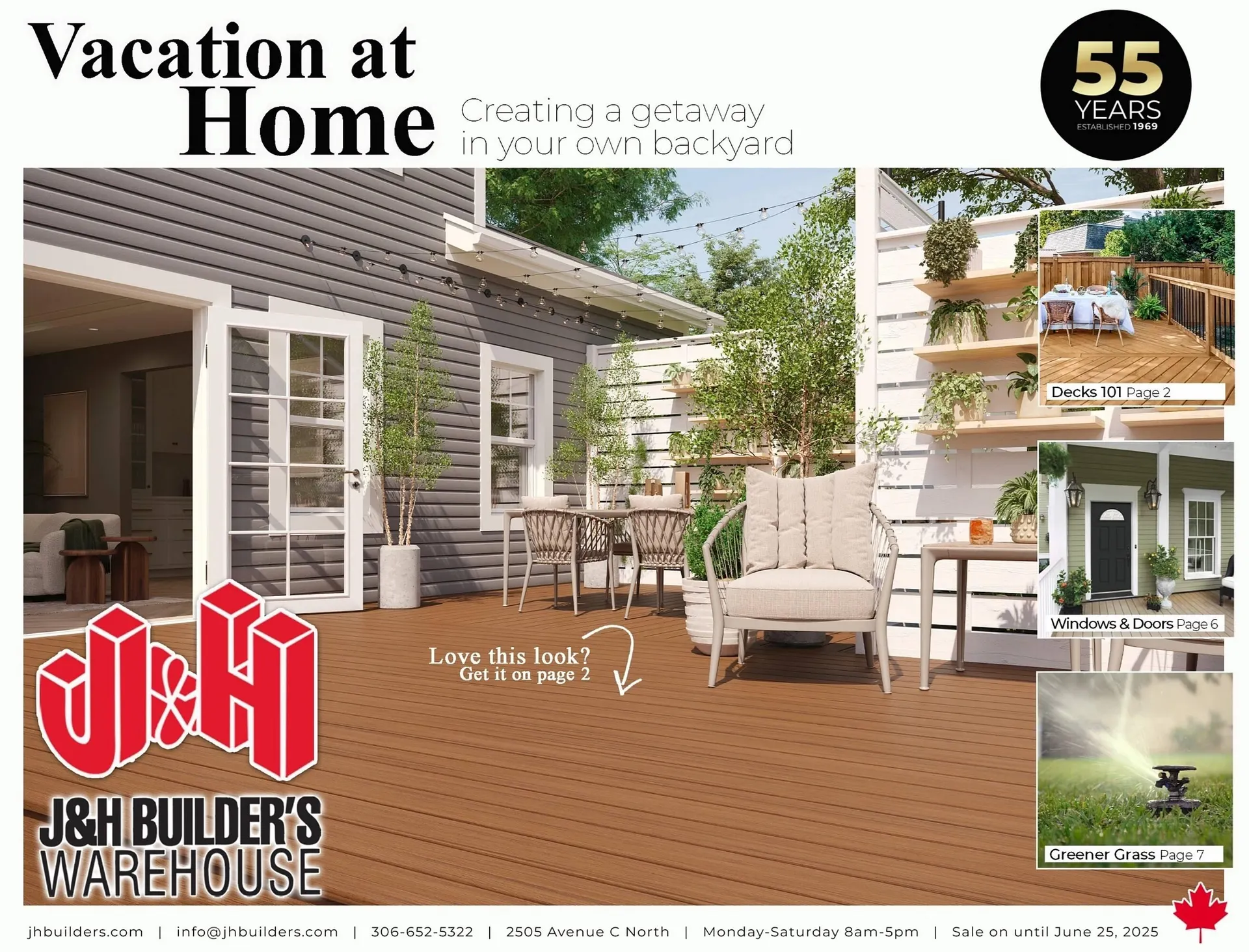 J&H Builders Warehouse flyer - 1