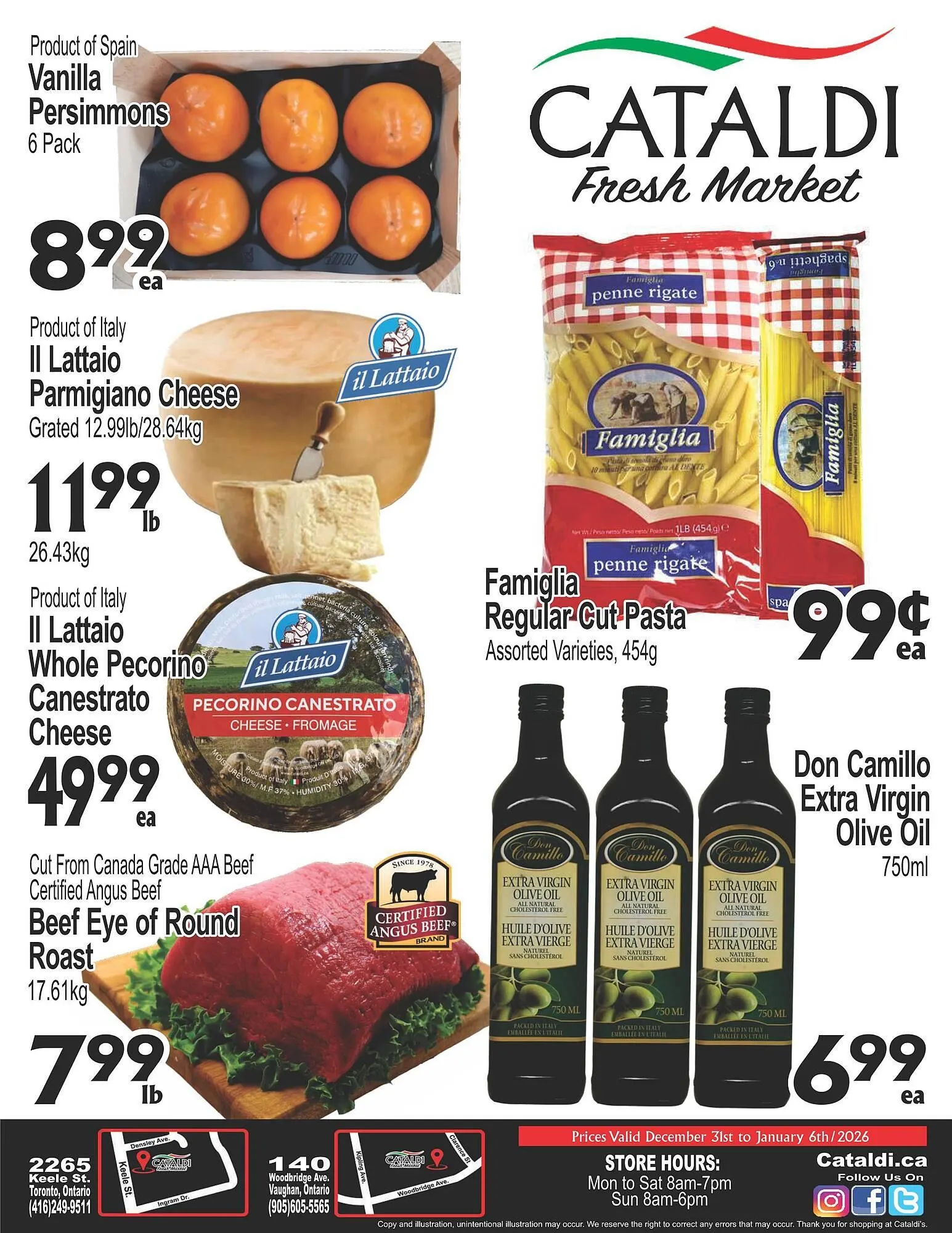Cataldi Fresh Market flyer from December 31 to January 6 2026 - flyer page 1