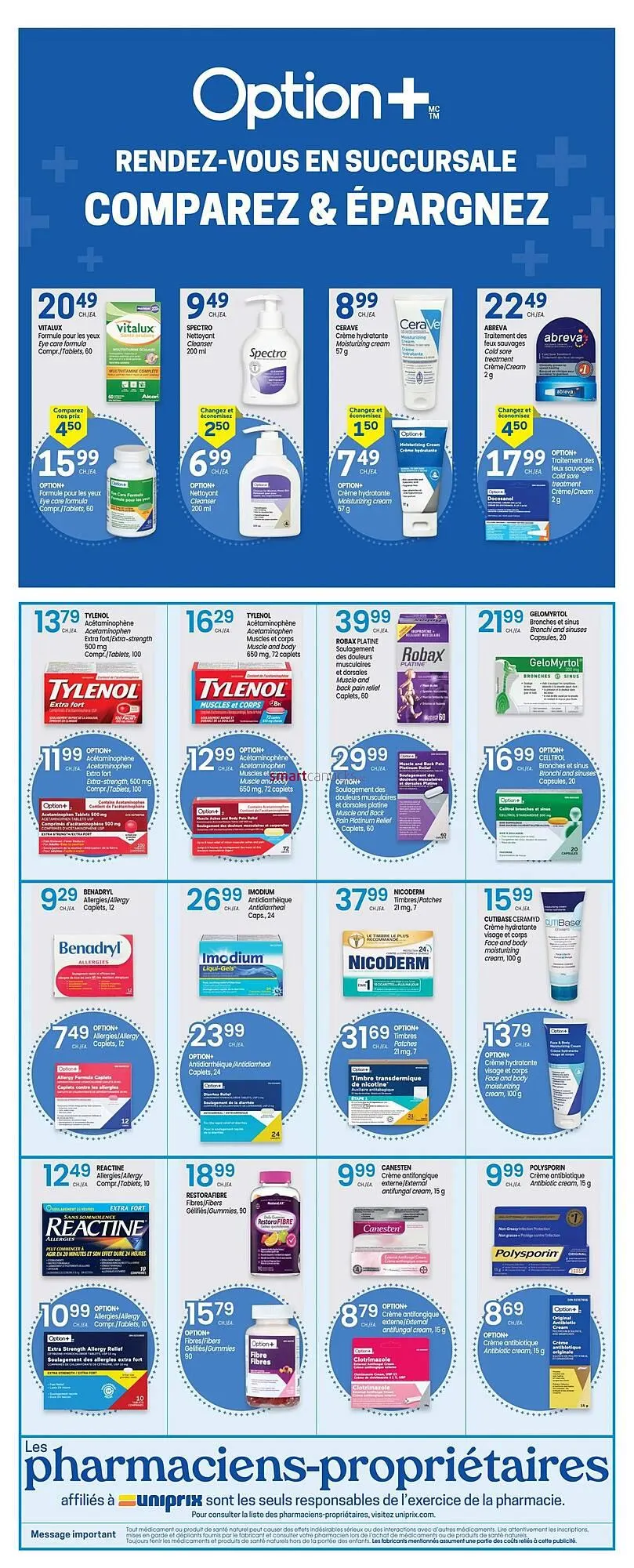 Uniprix flyer from January 22 to January 28 2026 - flyer page 7