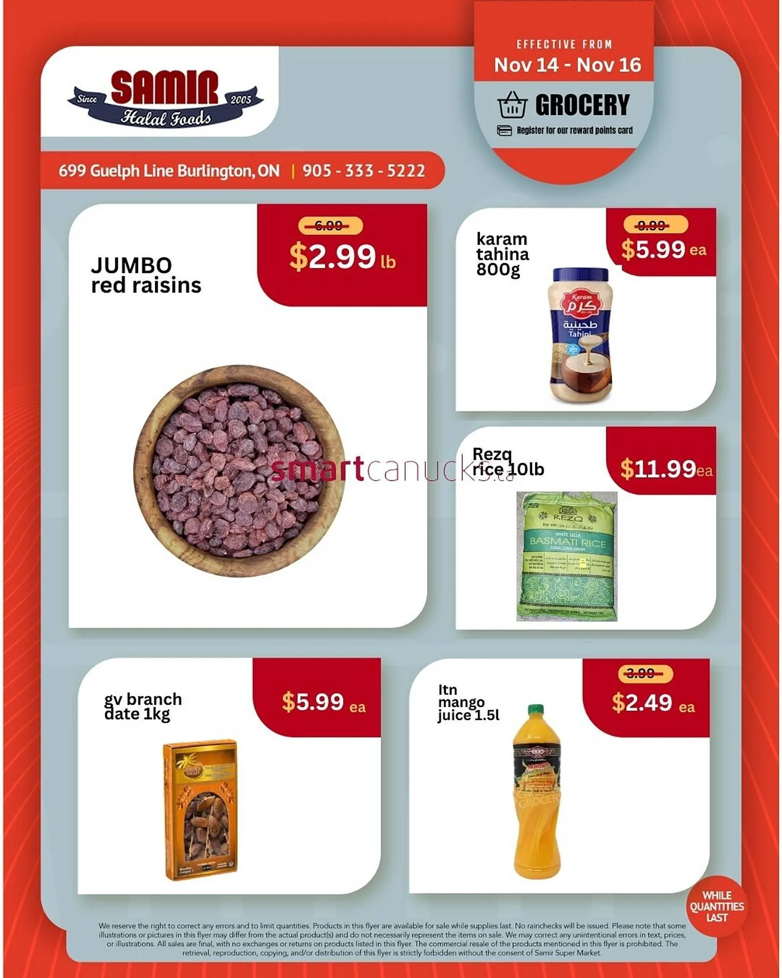 Samir Supermarket flyer from November 14 to November 19 2025 - flyer page 1
