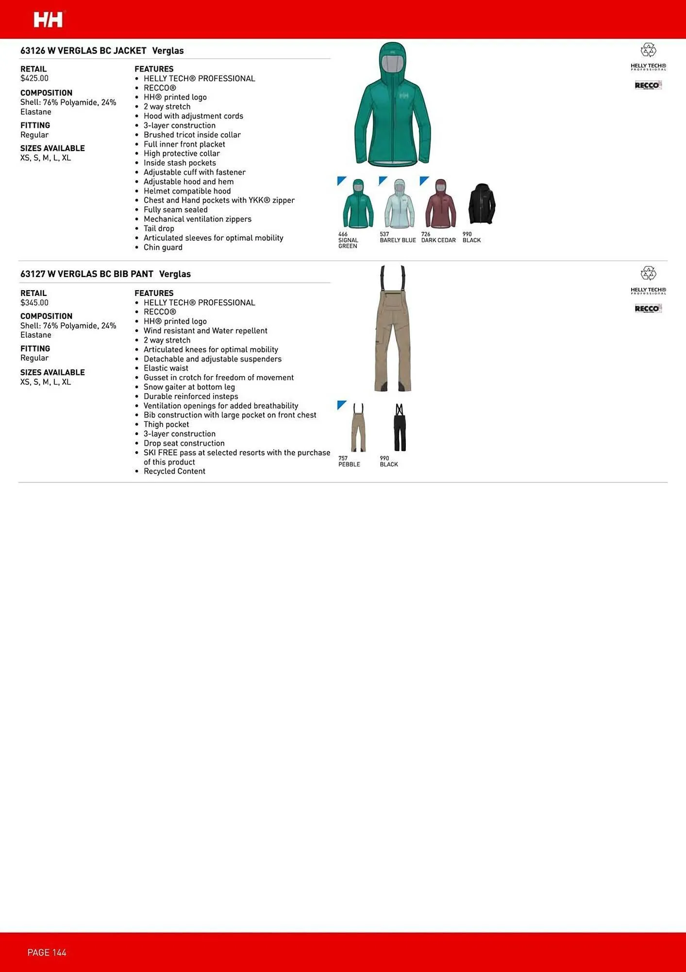 Helly Hansen flyer from September 11 to February 28 2026 - flyer page 144