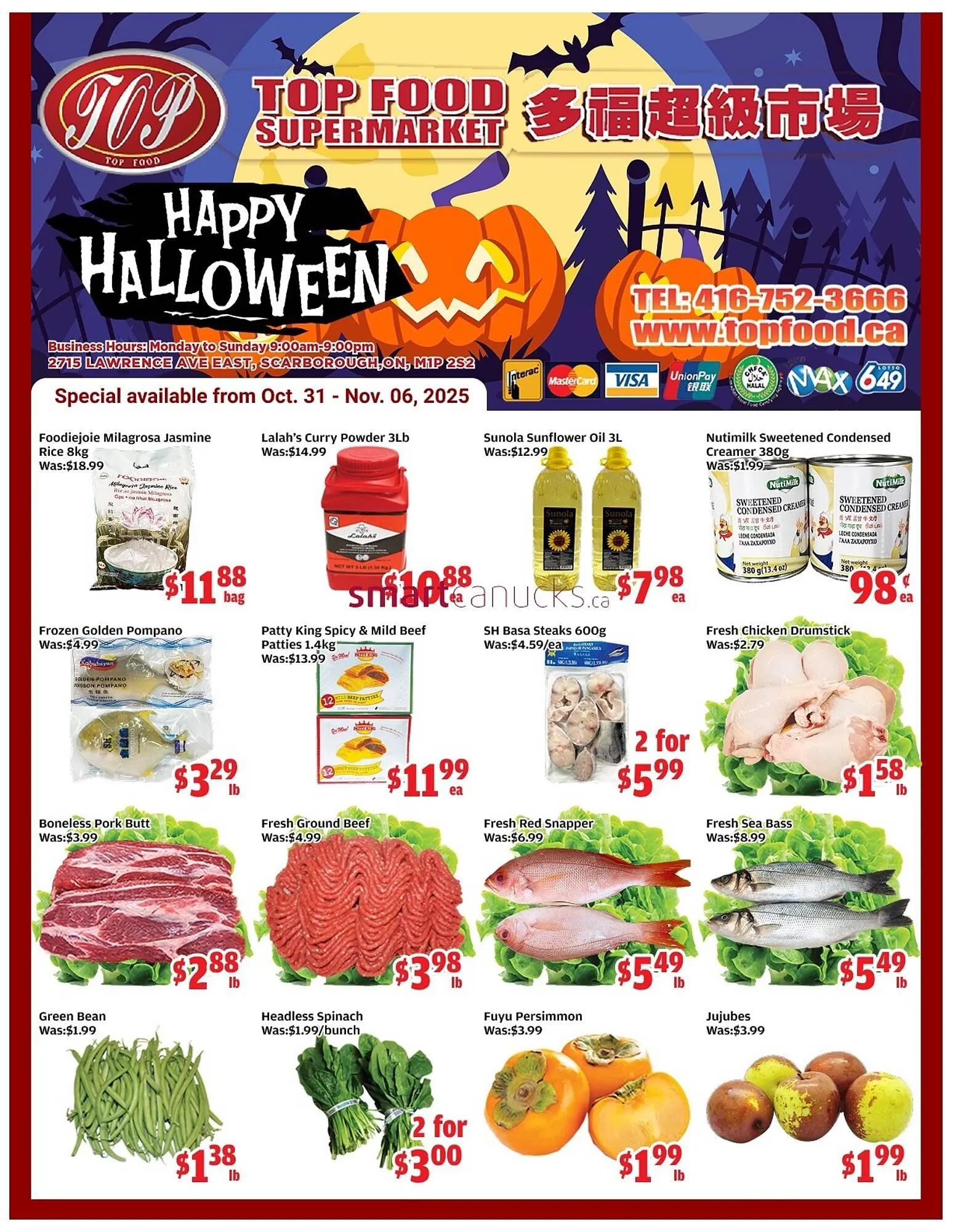Top Food Supermarket flyer from October 31 to November 6 2025 - flyer page 1