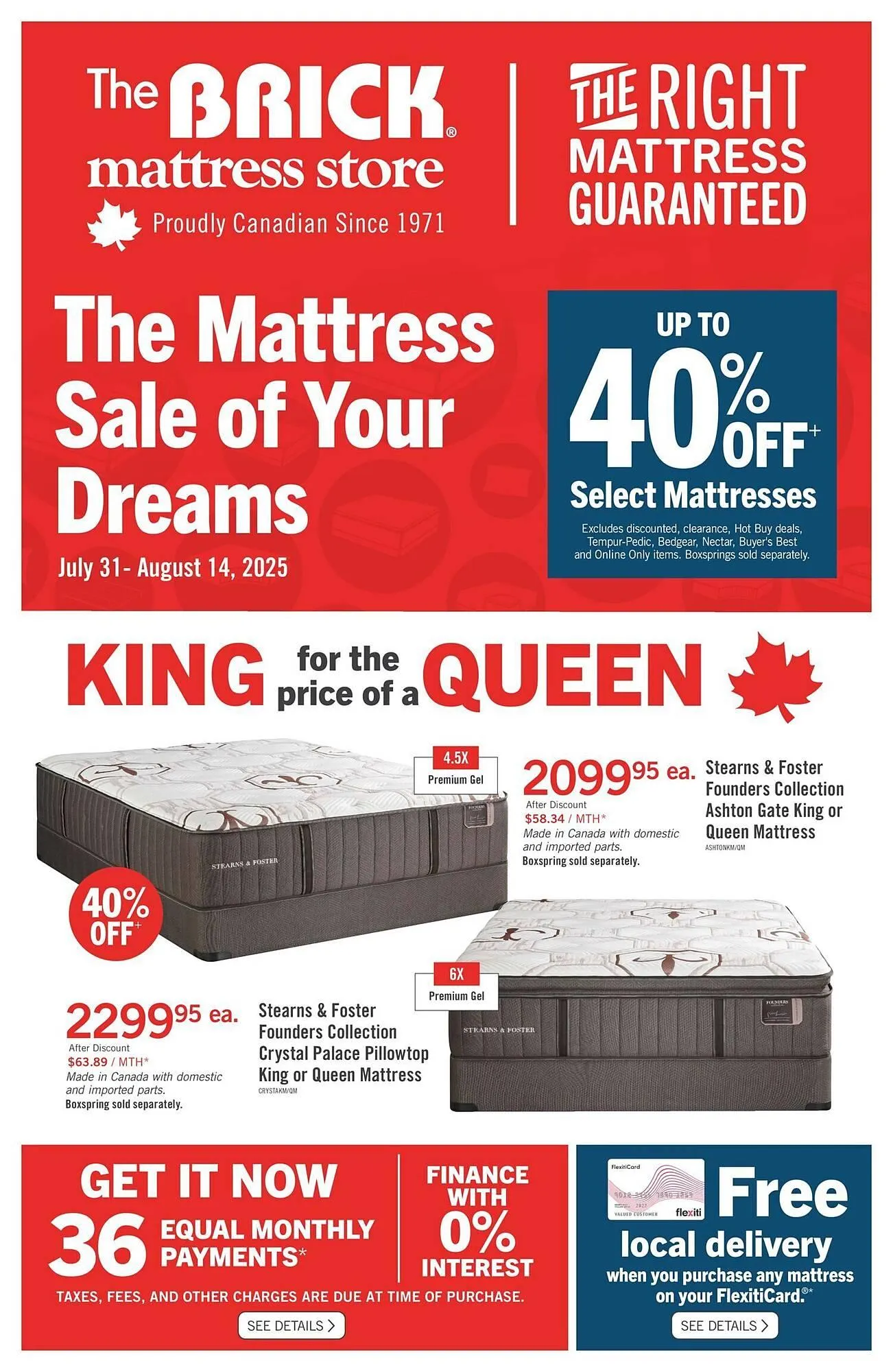 The Brick flyer from July 31 to August 15 2025 - flyer page 2