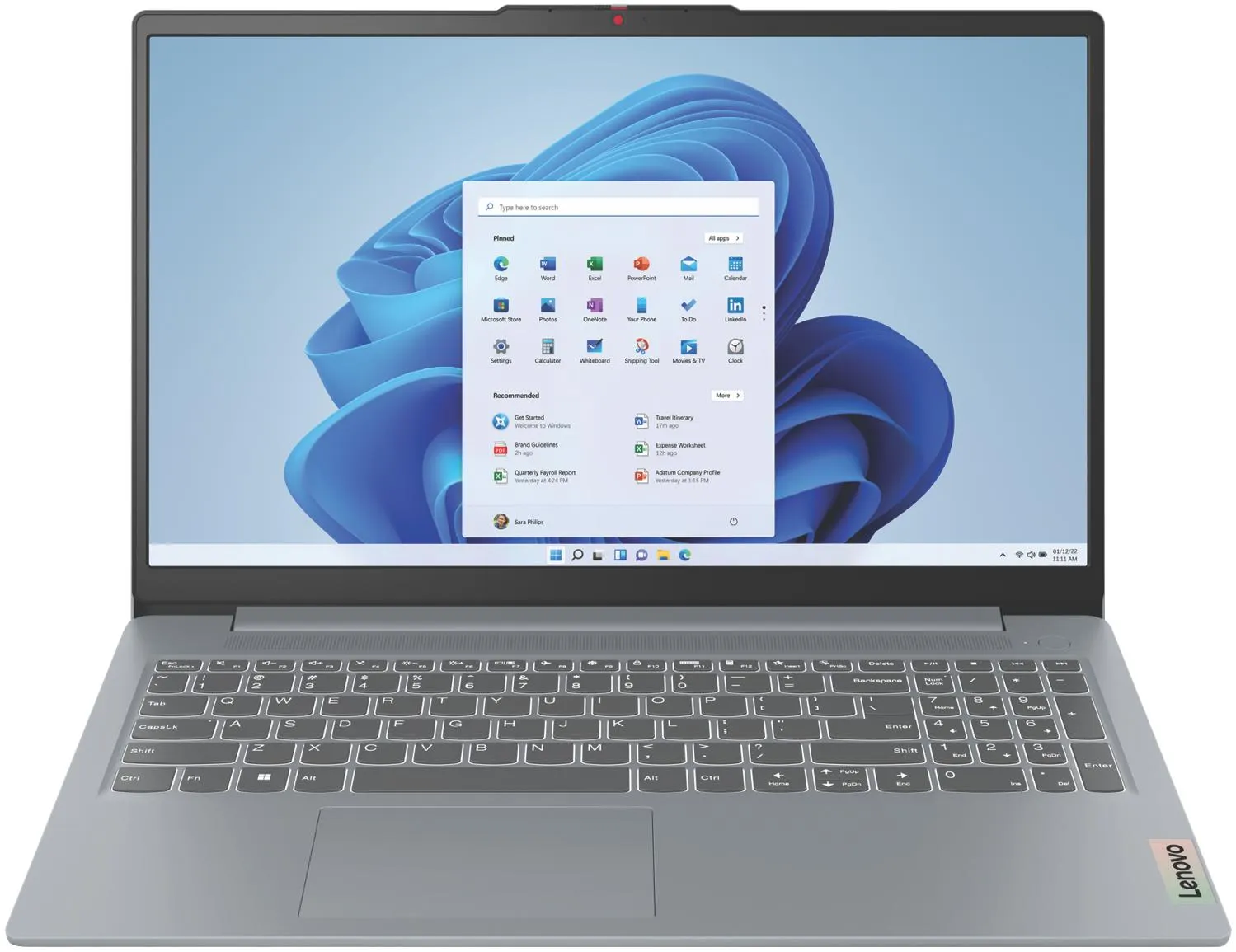 Lenovo IdeaPad Slim 3 15.6" i3 8GB 128GB Laptop