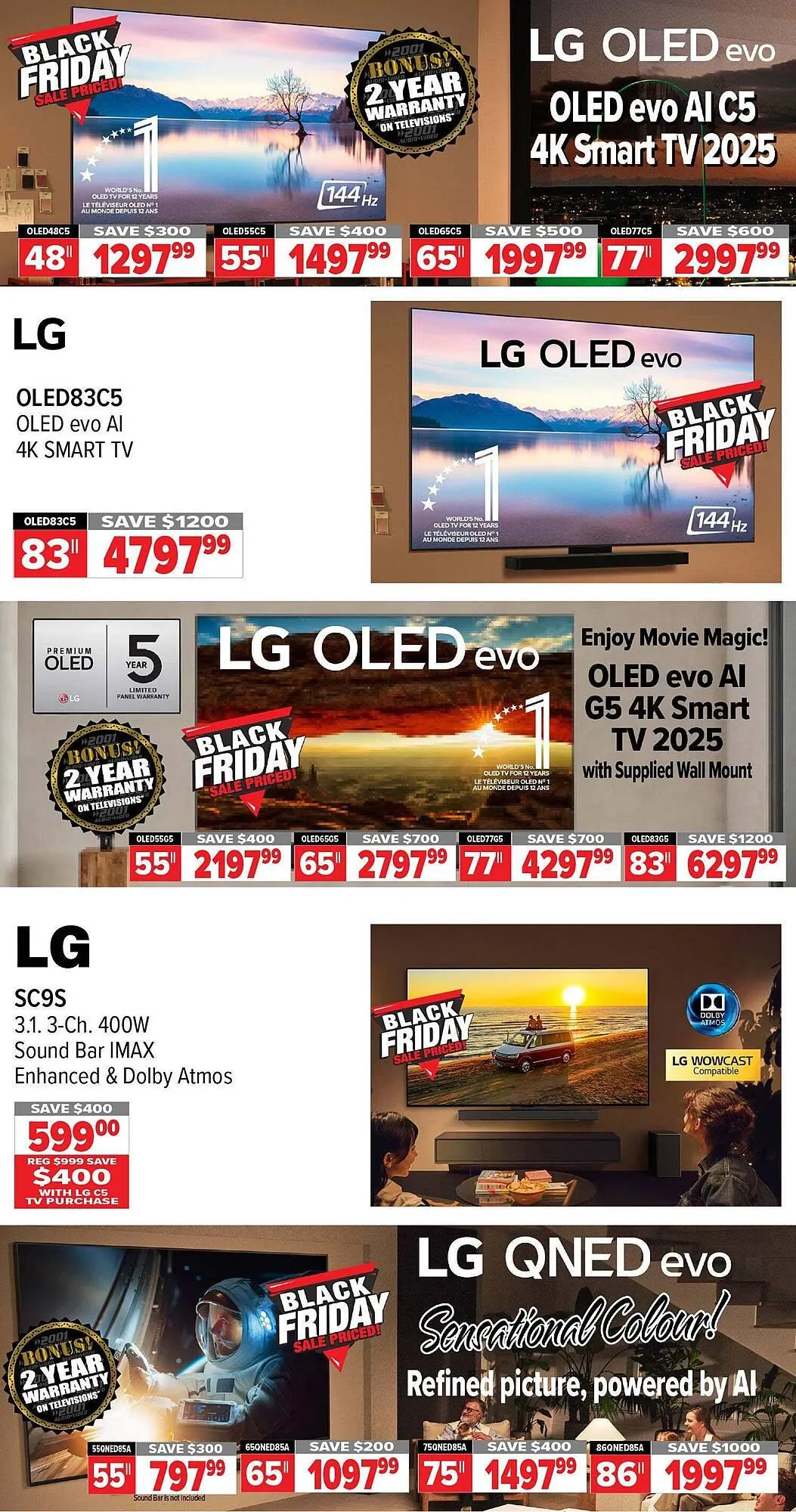 2001 Audio Video flyer from November 28 to December 5 2025 - flyer page 9