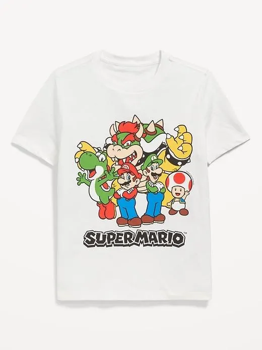 Super Mario™ Gender-Neutral Graphic T-Shirt for Kids