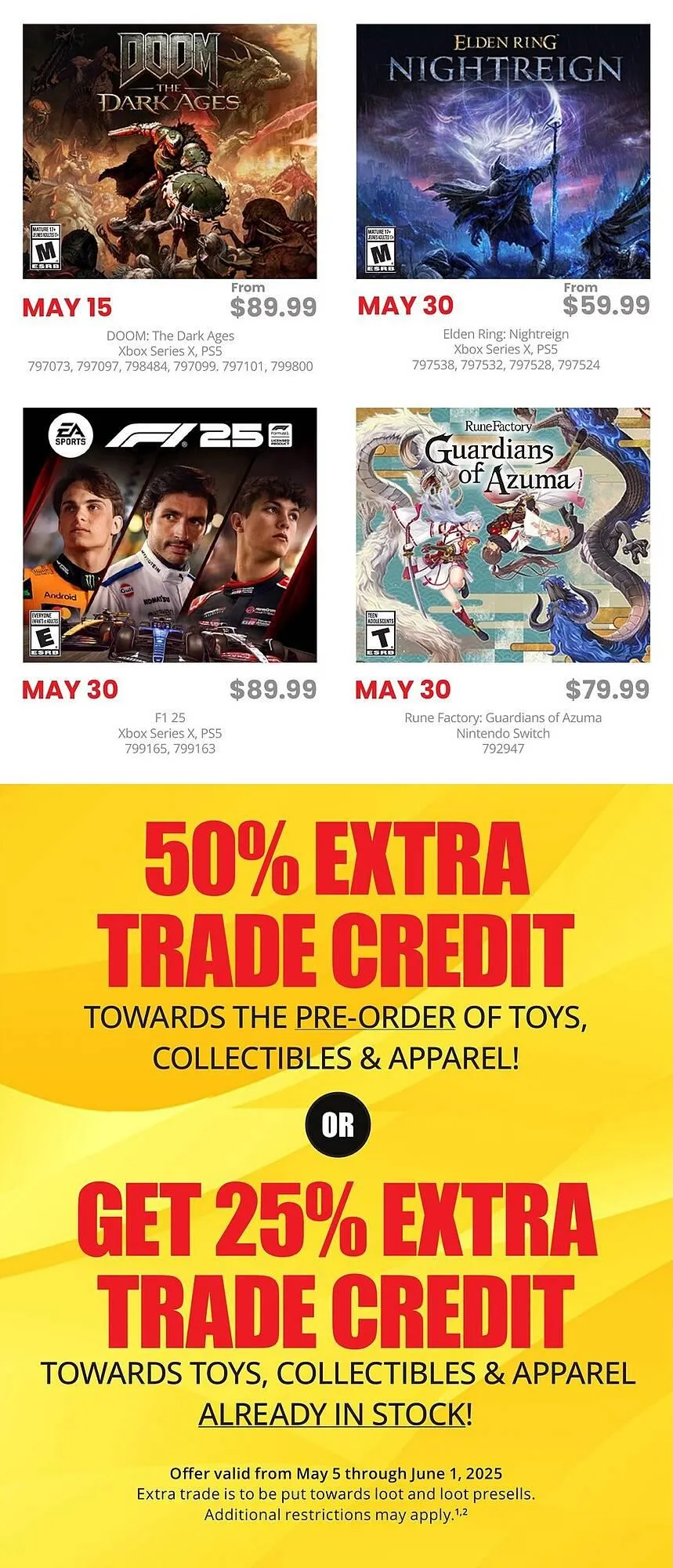 GameStop flyer from May 5 to June 4 2025 - flyer page 4