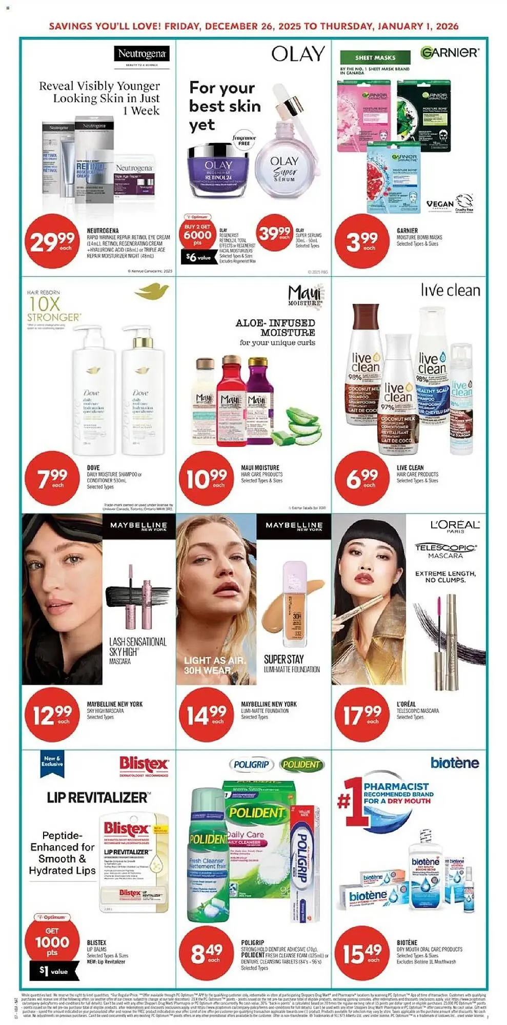 Shoppers Drug Mart flyer from December 26 to January 1 2026 - flyer page 11