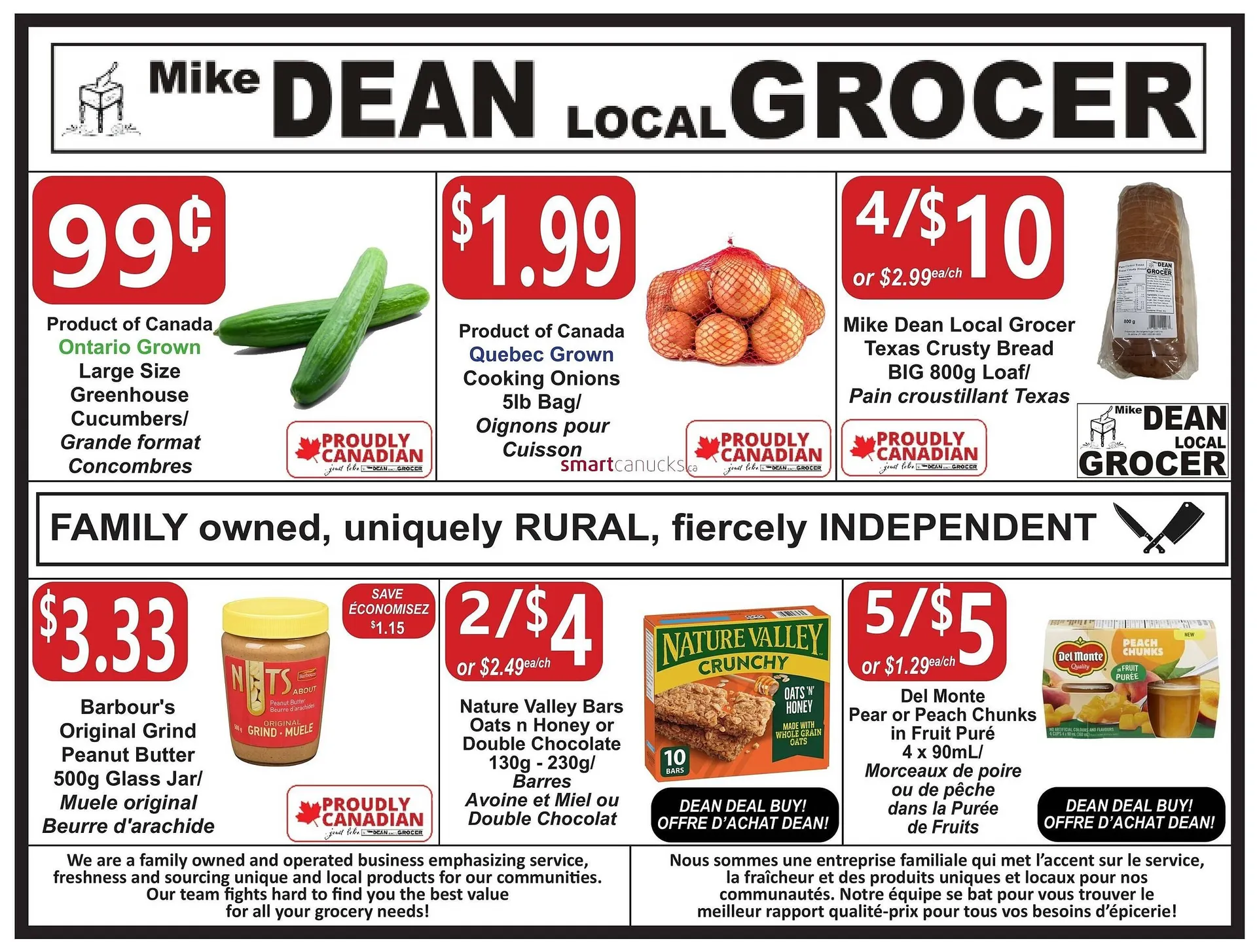 Mike Deans Super Food flyer - 1