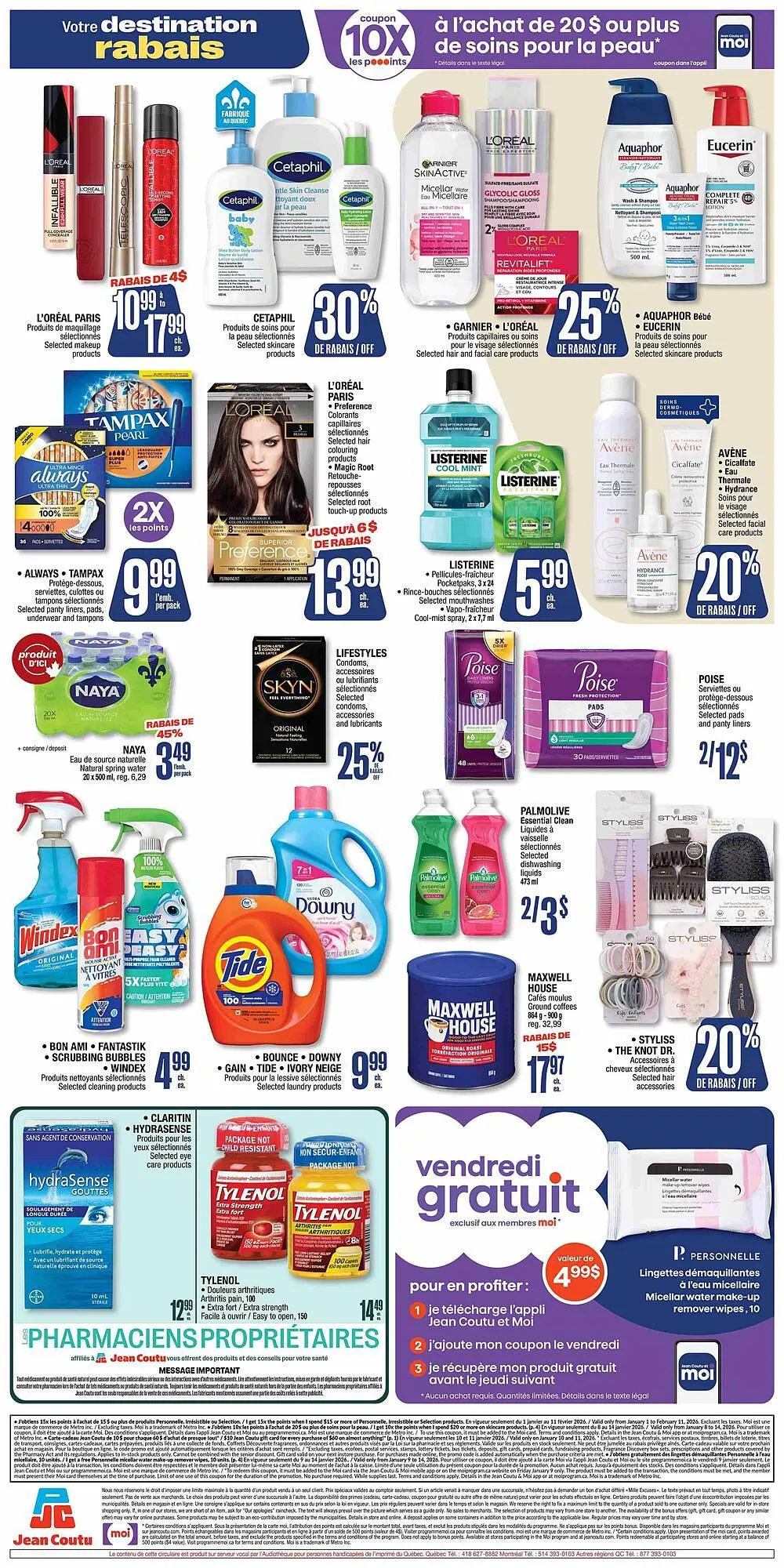 Jean Coutu flyer from January 8 to January 14 2026 - flyer page 2