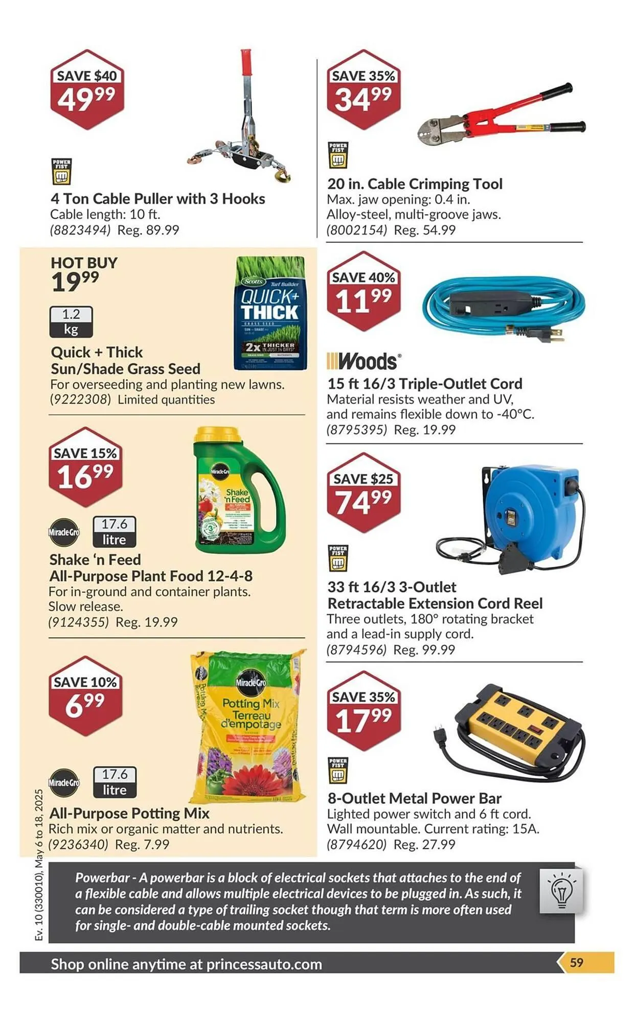 Princess Auto flyer from May 6 to May 18 2025 - flyer page 64