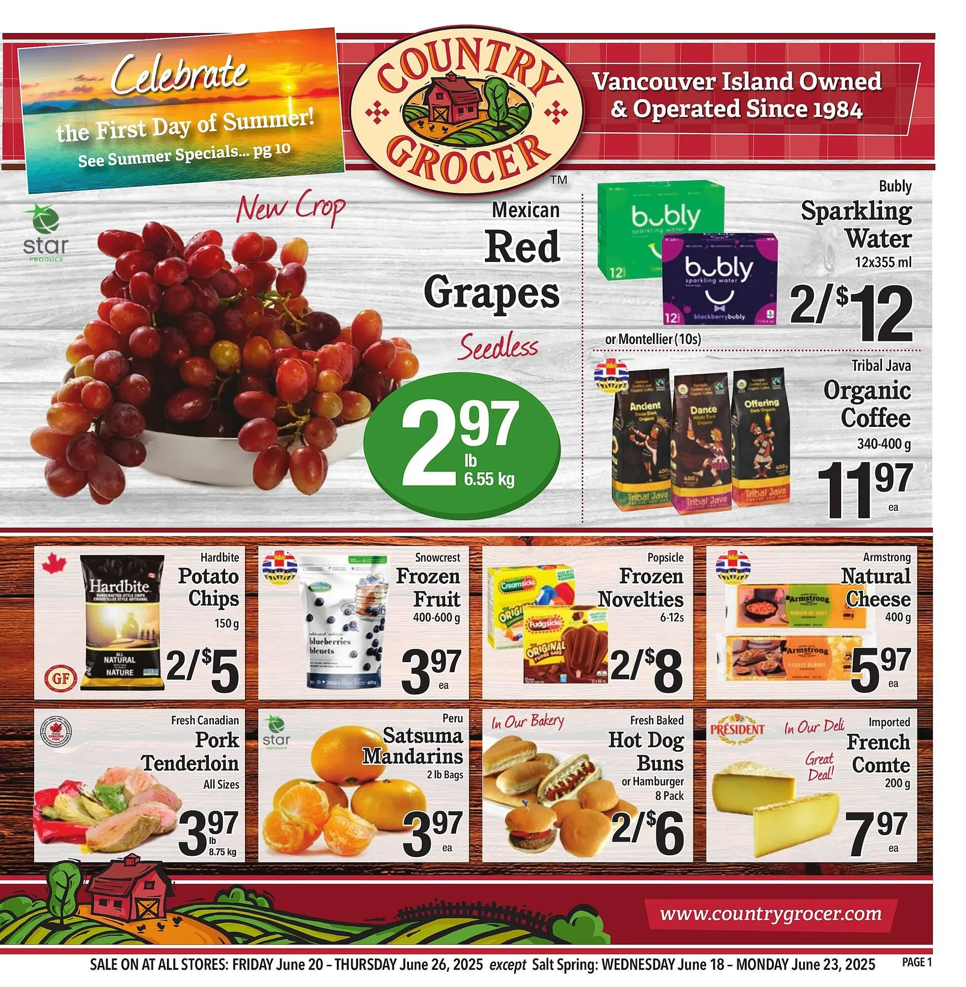 Country Grocer flyer - 1