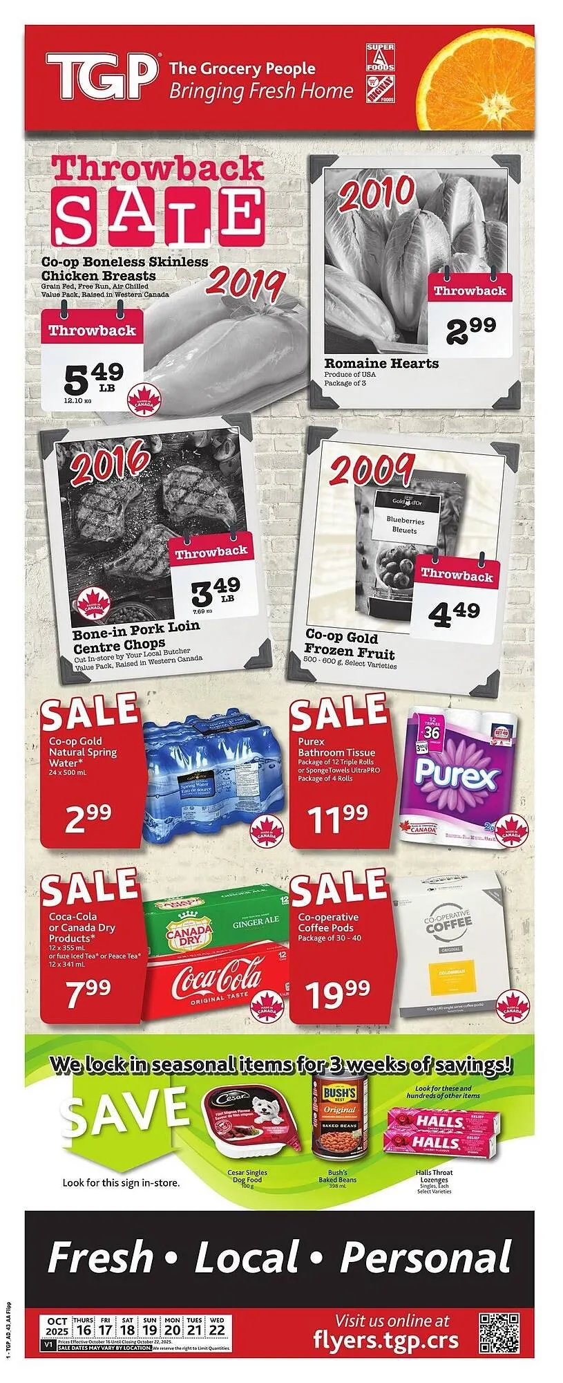 TGP The Grocery People flyer from October 15 to October 21 2025 - flyer page 1
