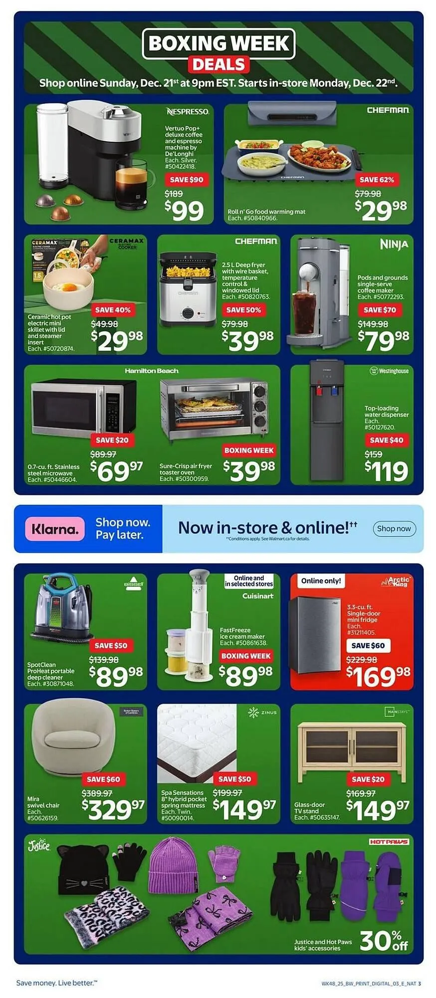 Walmart flyer from December 21 to December 31 2025 - flyer page 3