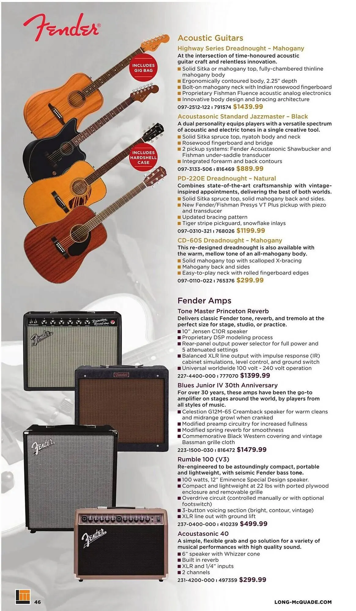 Long & McQuade flyer from October 9 to October 31 2025 - flyer page 46