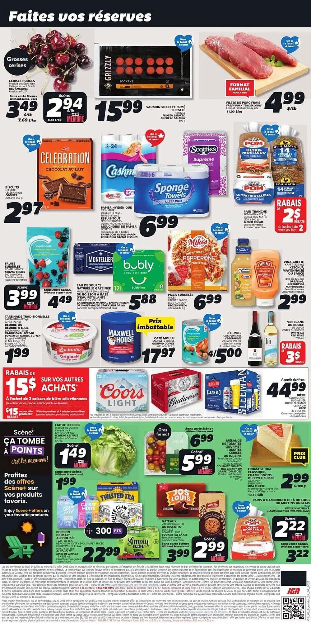 IGA flyer from July 23 to July 30 2025 - flyer page 2