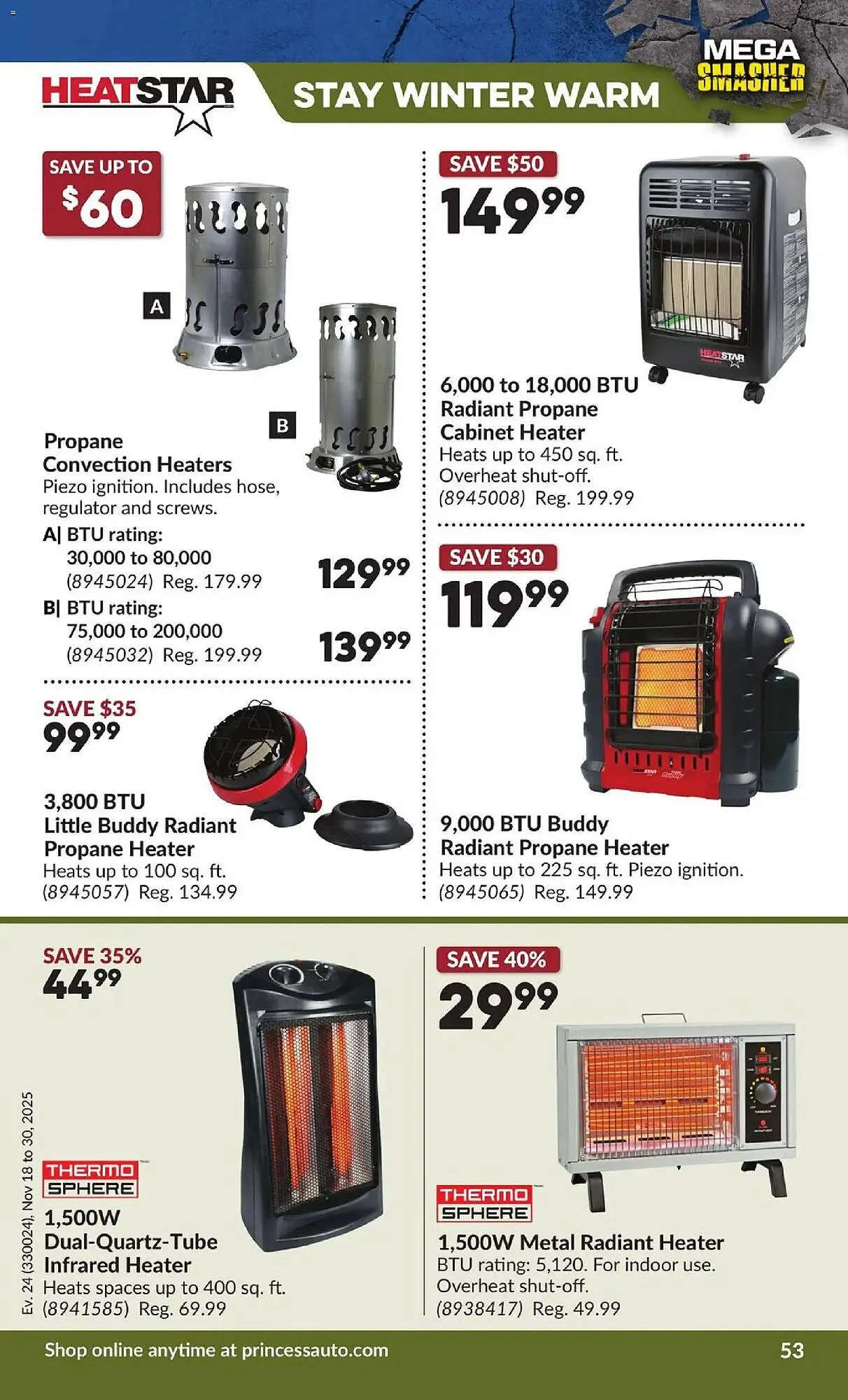 Princess Auto flyer from November 18 to December 1 2025 - flyer page 66